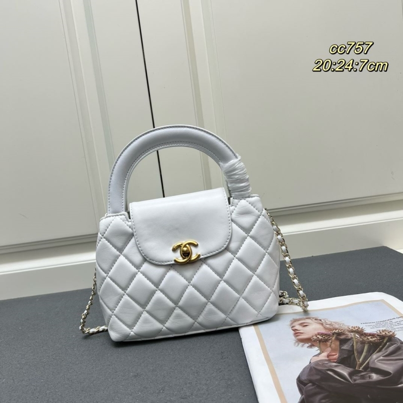 Ch*el top handle bags